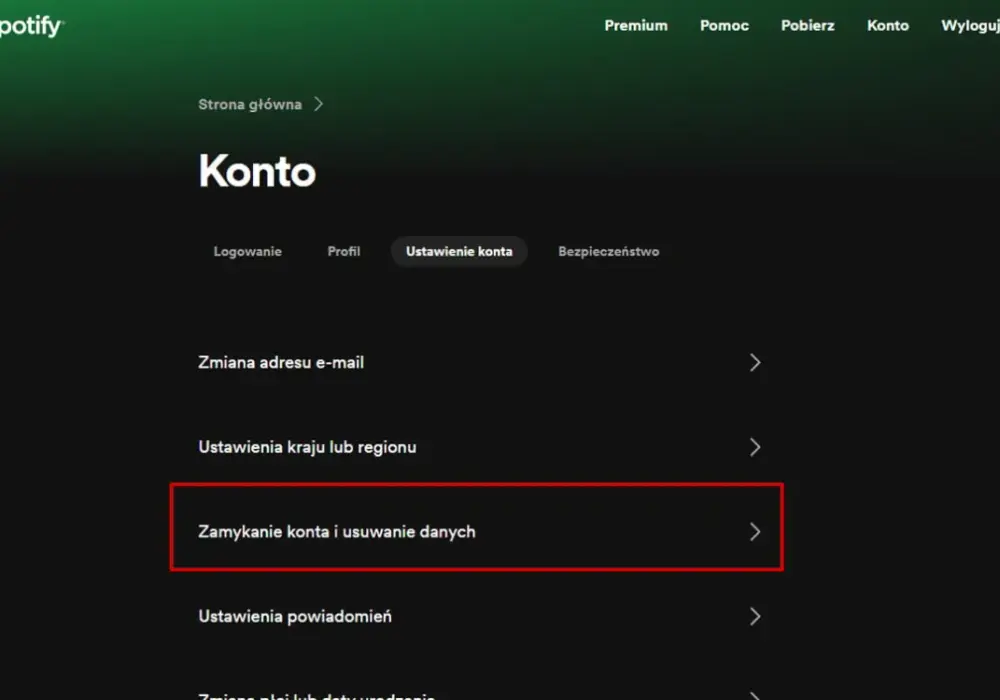 Jak usunąć konto na Spotify na telefonie - krok po kroku do wolności