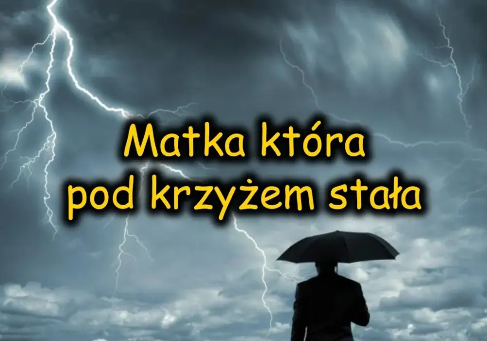 Matka która pod krzyżem stała - wysokiej jakości podkład muzyczny do pieśni